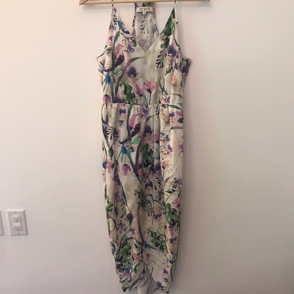 Amanda Uprichard floral wrap dress